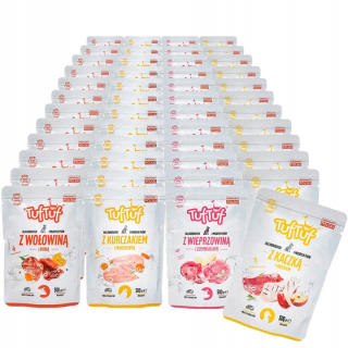 Tuf Tuf mokré krmivo mix príchutí 0,5 kg